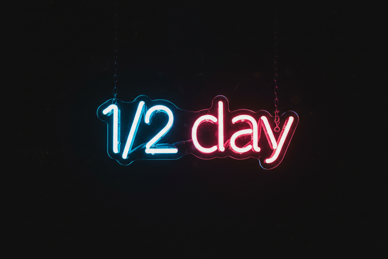 1/2 Day